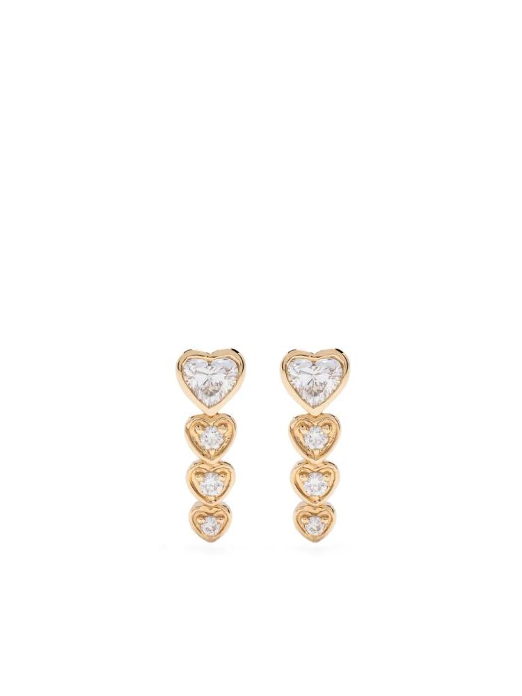 SHAY 18kt yellow gold diamond earrings Cover