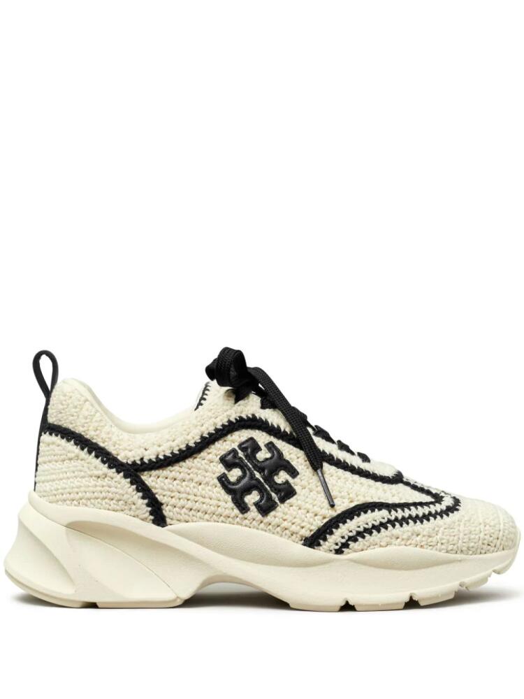 Tory Burch Good Luck crochet sneakers - Neutrals Cover