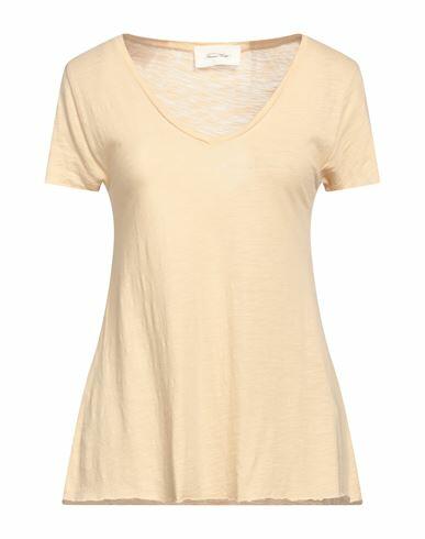 American Vintage Woman T-shirt Beige Cotton, Viscose Cover