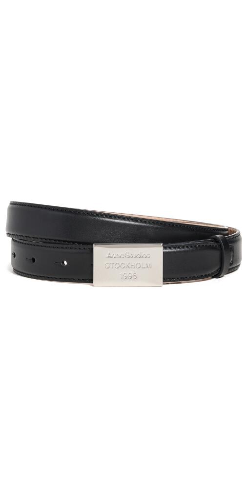 Acne Studios Leather Belt Black Cover