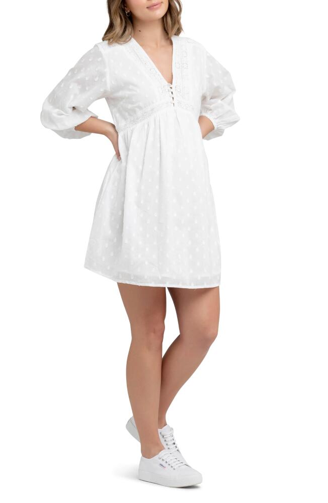 Ripe Maternity Valentina Maternity Minidress in White Cover