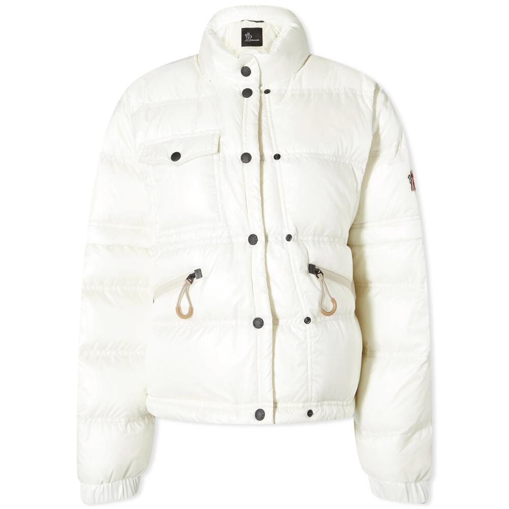 Moncler Grenoble Women's Mauduit Padded Bomber Jacket in White Cover