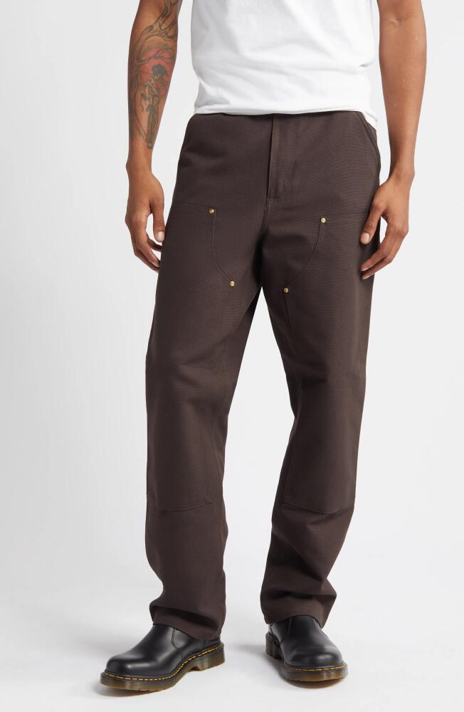 Carhartt Work In Progress Double Knee Pants in Tobacco Rigid Cover