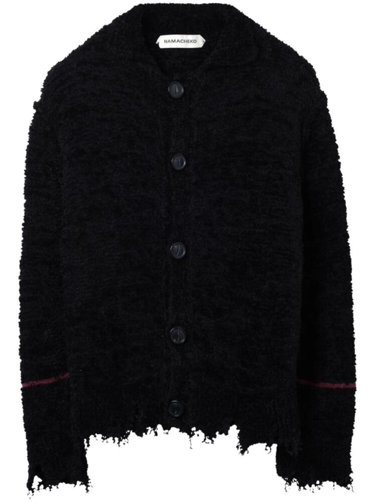 Namacheko Axan ripped cardigan - Black Cover