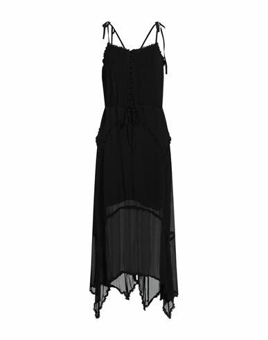 Isabelle Blanche Paris Woman Maxi dress Black Viscose Cover