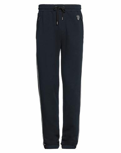 Karl Lagerfeld Man Pants Midnight blue Cotton, Polyester Cover