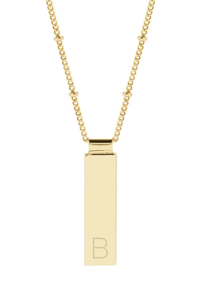 Brook and York Maisie Initial Pendant Necklace in Gold B Cover