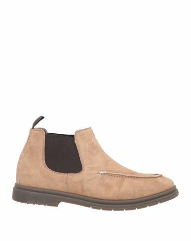 Andrea Ventura Firenze Man Ankle boots Sand Leather Cover