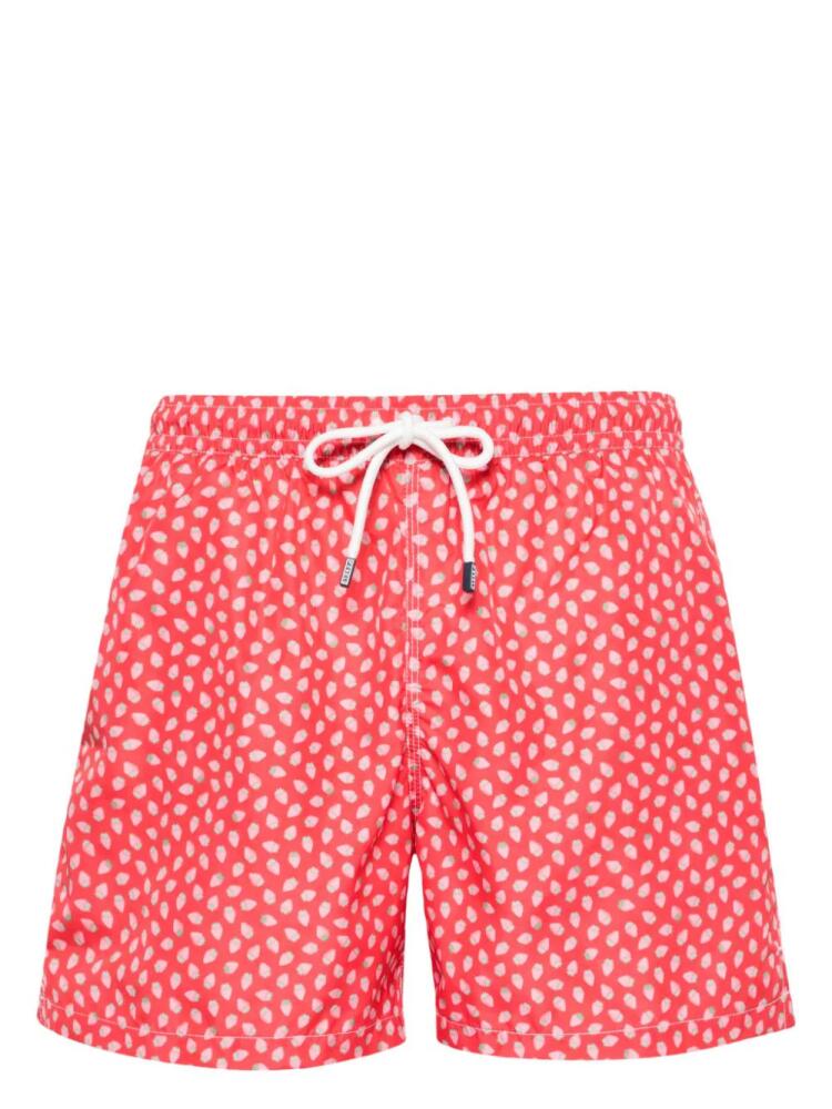 Fedeli Madeira swim shorts - Red Cover