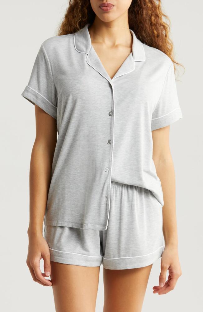 Nordstrom Moonlight Eco Short Pajamas in Grey Heather Cover