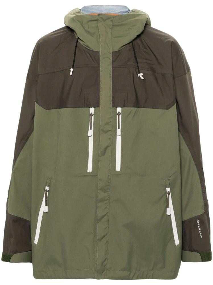 Givenchy technical hooded jacket - Green Cover