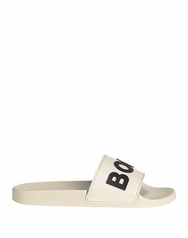 Boss Man Sandals Ivory Rubber Cover