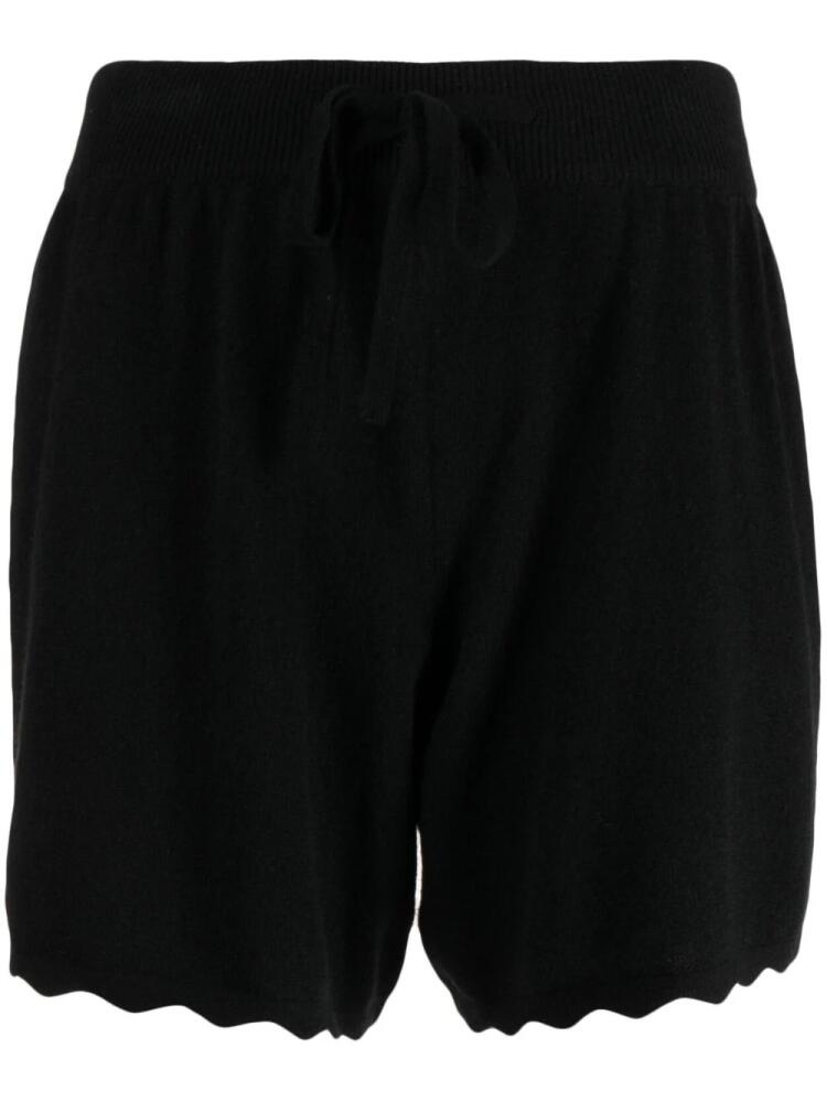 Lisa Yang drawstring-waist cashmere shorts - Black Cover