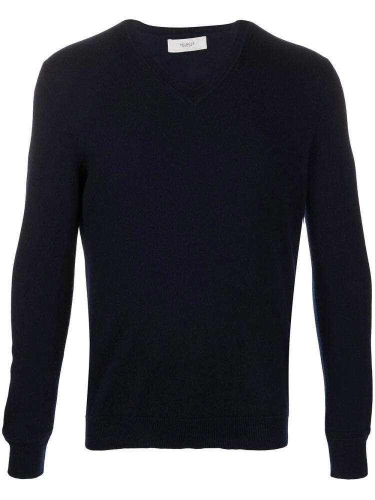 Pringle of Scotland cashmere long-sleeve jumper - Blue Cover