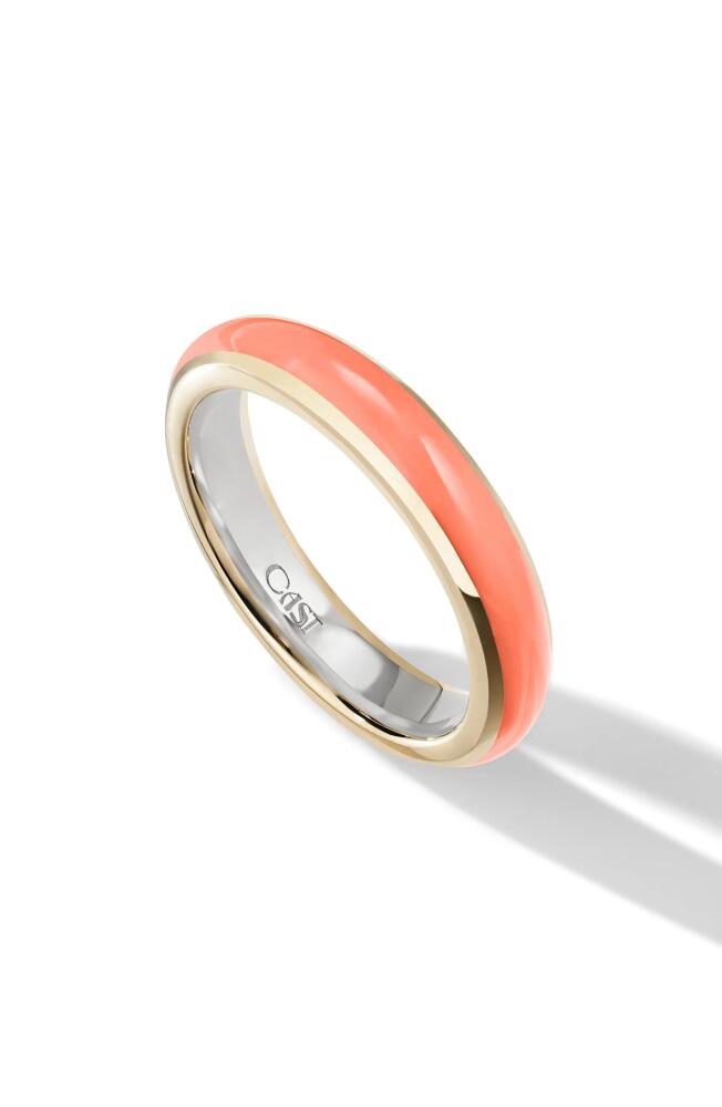 Cast The Halo Stacking Ring in Peach Cover