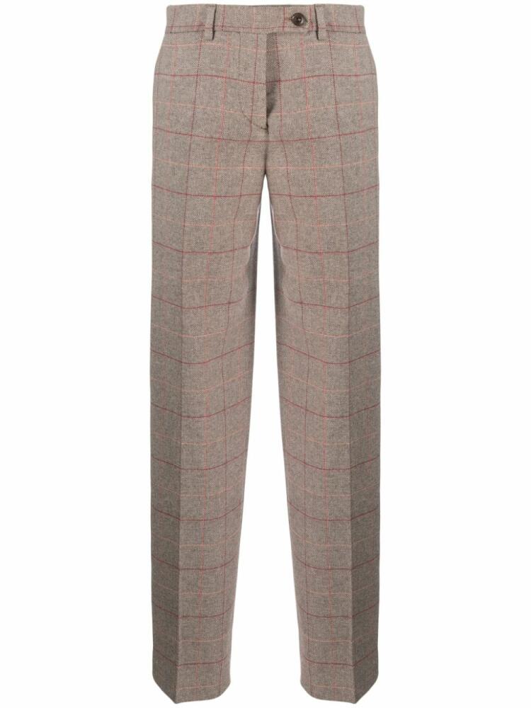 Fortela checked tailored trousers - Grey Cover