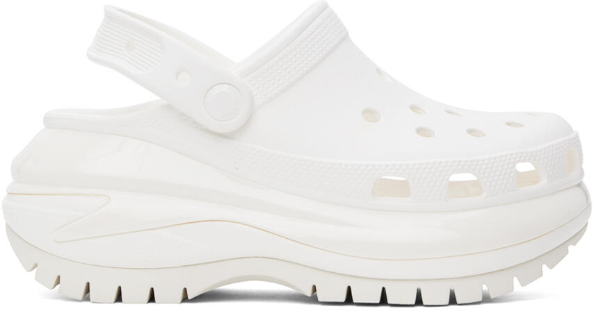 Crocs White Mega Crush Clogs Cover