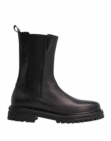 8 By Yoox Leather High Boots Man Boot Black Calfskin Cover