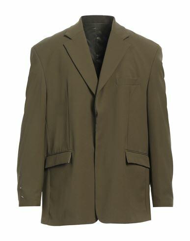 Family First Milano Man Blazer Military green Nylon, Elastane Cover