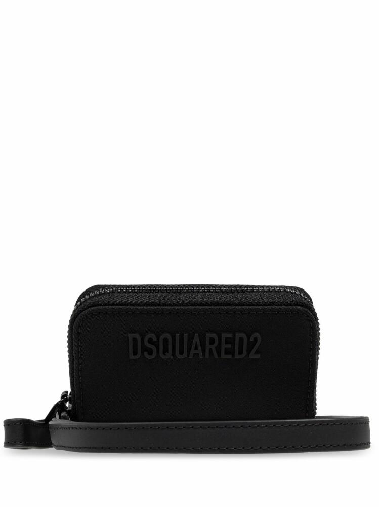 DSQUARED2 embossed-logo wallet - Black Cover