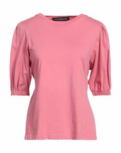 Department 5 Woman T-shirt Pink Cotton Cover