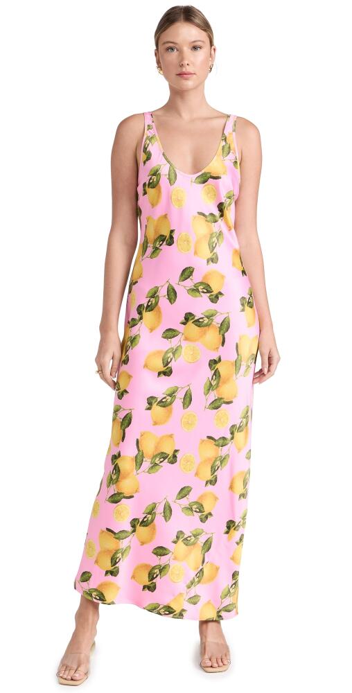 L'AGENCE Akiya Tank Dress Cotton Candy Multi Lemon Cover