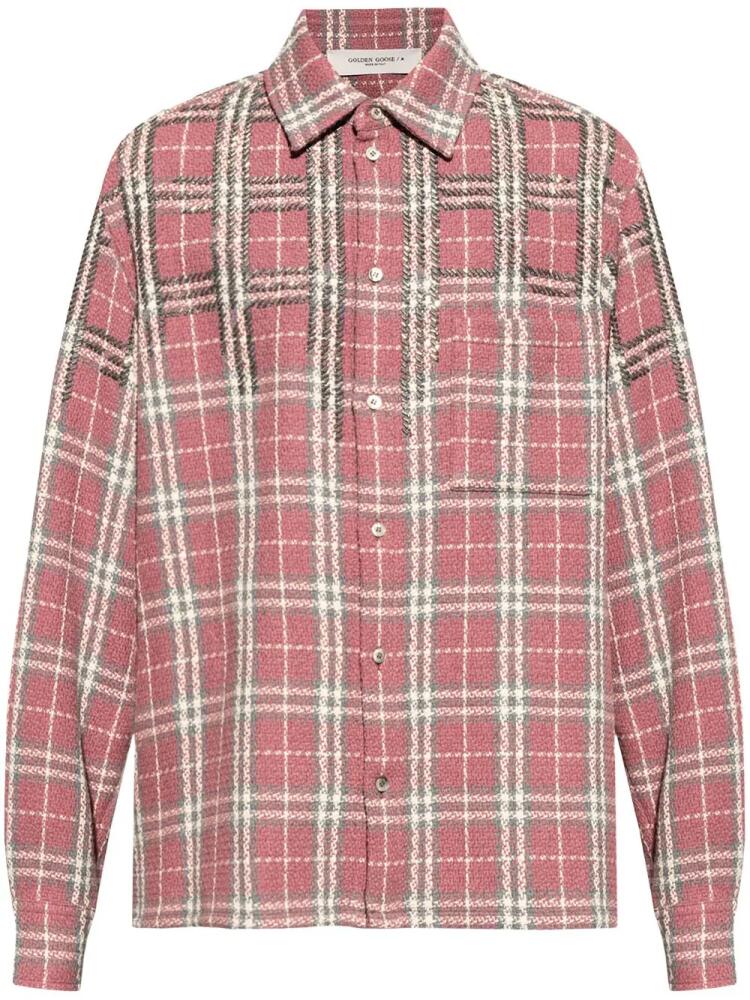 Golden Goose tweed shirt - Pink Cover