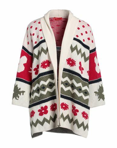 Max & co. Woman Cardigan Ivory Cotton, Viscose, Polyamide Cover