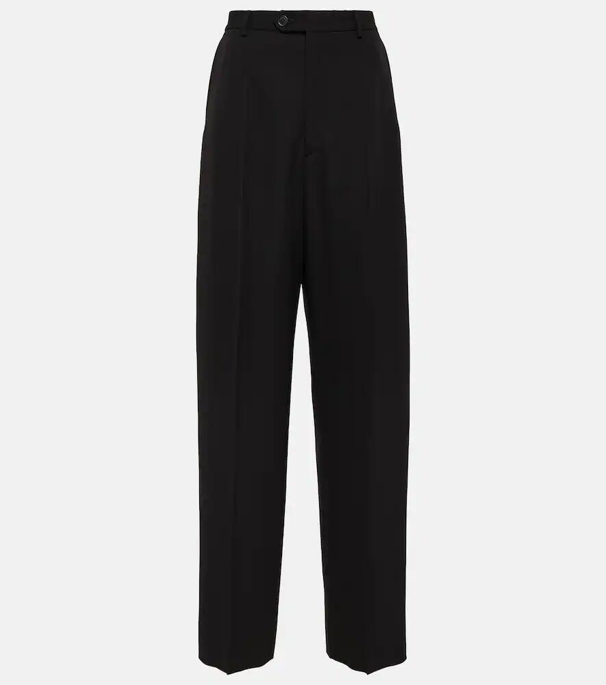 Balenciaga Mid-rise wool wide-leg pants Cover