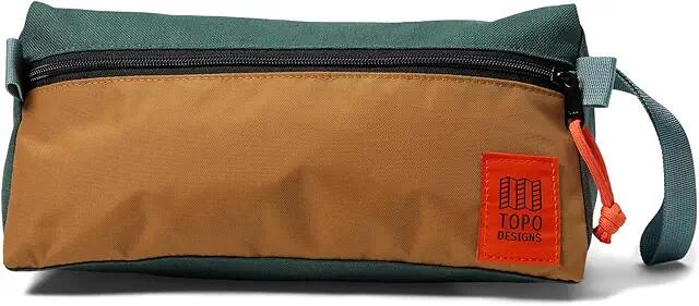 Topo Designs Travel Toiletry Kit (Khaki/Forest) Bags Cover