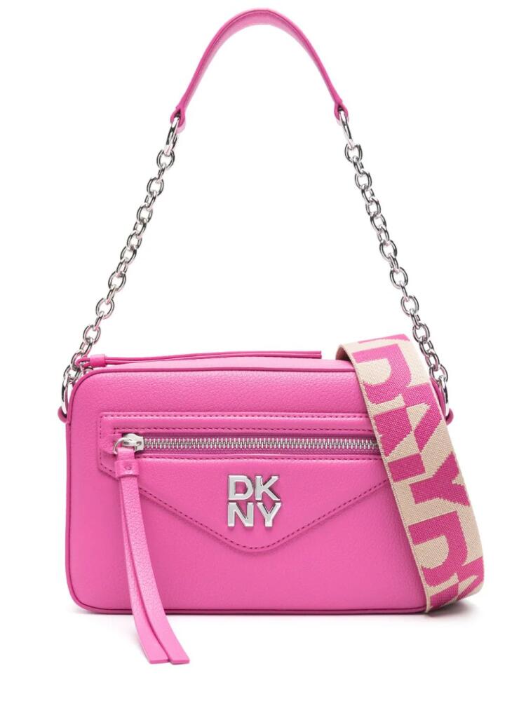 DKNY Greenpoint leather crossbody bag - Pink Cover