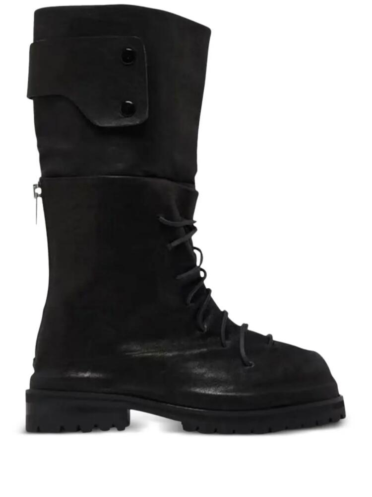 424 Marathon lace-up knee-high boots - Black Cover