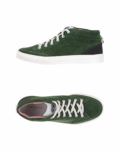 Alberto Guardiani Man Sneakers Green Soft Leather Cover