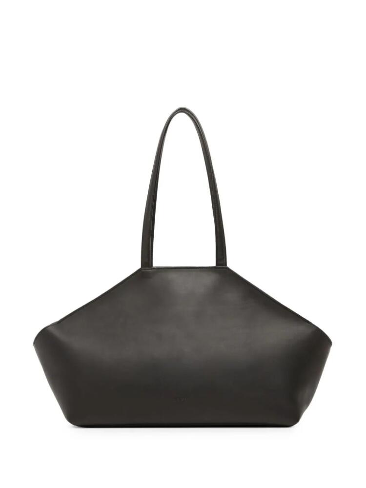 Marsèll logo-debossed leather shoulder bag - Black Cover