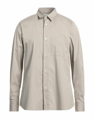 Aglini Man Shirt Light grey Cotton, Polyamide, Elastane Cover