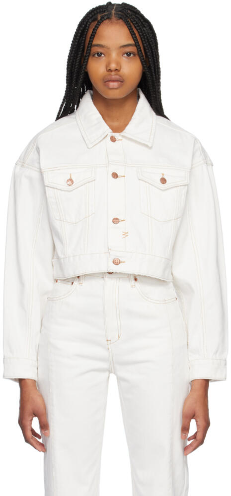 Ksubi White Billie Denim Jacket Cover