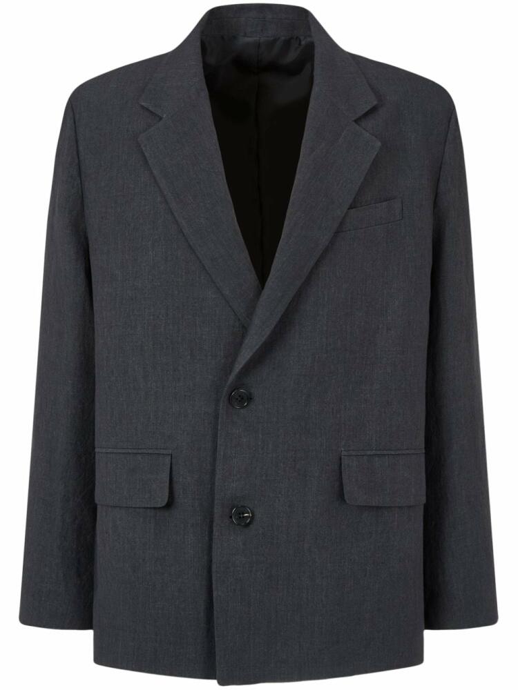 STUDIO TOMBOY peak-lapels linen blazer - Grey Cover