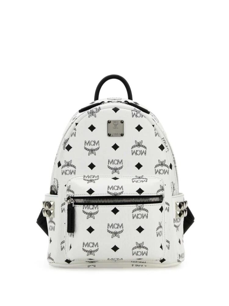 MCM Stark backpack - White Cover