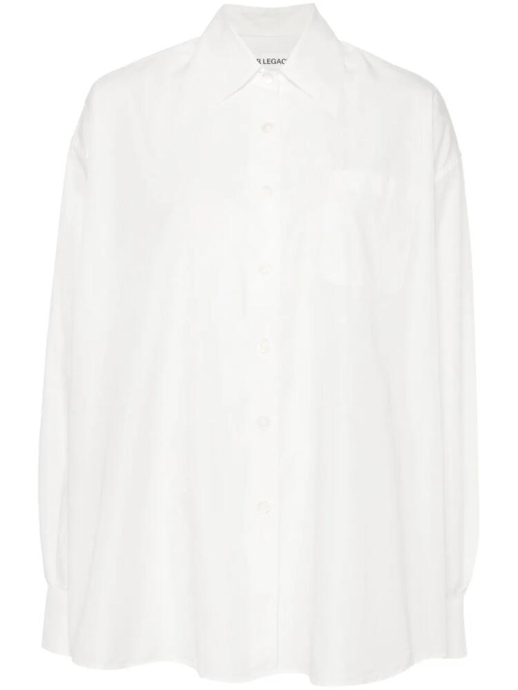 OUR LEGACY Borrowed poplin shirt - White Cover