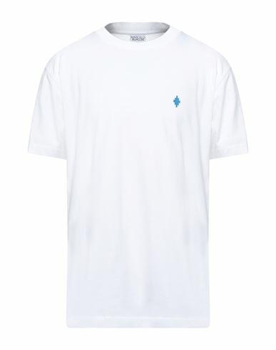 Marcelo Burlon Man T-shirt White Cotton, Elastane Cover