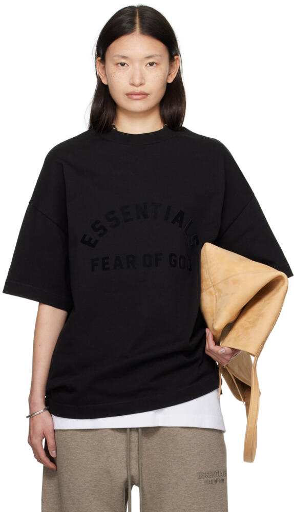 Fear of God ESSENTIALS Black Bonded T-Shirt Cover