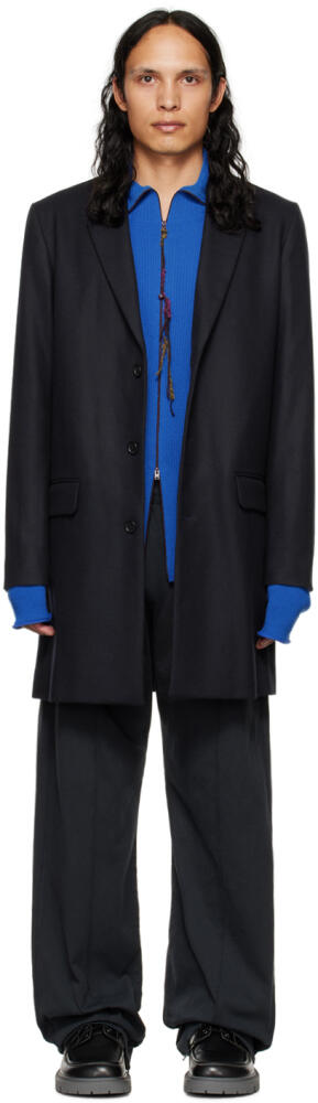 A.P.C. Navy Visconti Coat Cover