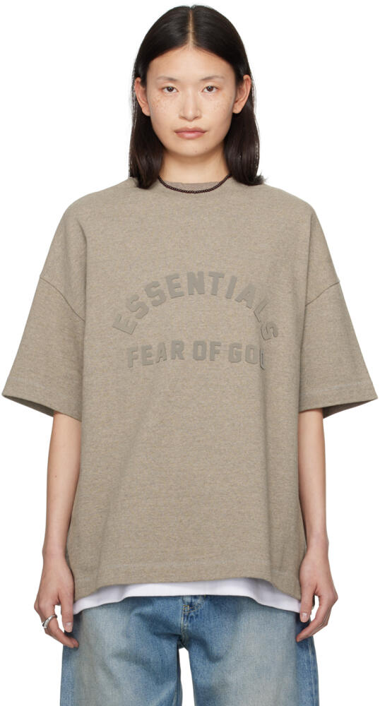 Fear of God ESSENTIALS Gray Bonded T-Shirt Cover