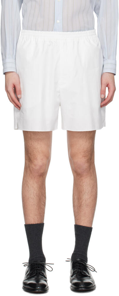 AURALEE White Vent Shorts Cover