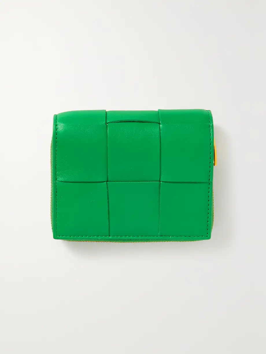 Bottega Veneta - Intrecciato Leather Wallet - Green Cover