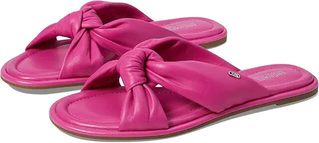 MICHAEL Michael Kors Elena Flat Slide (Cerise) Women's Sandals Cover