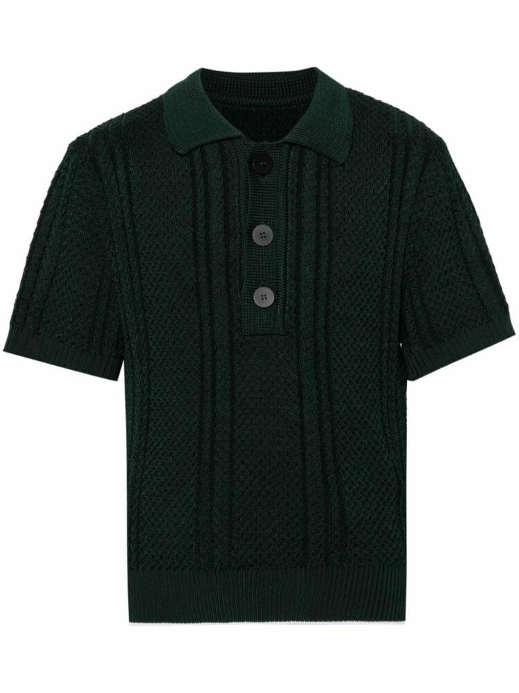 Jacquemus Le Polo Belo polo shirt - Green Cover