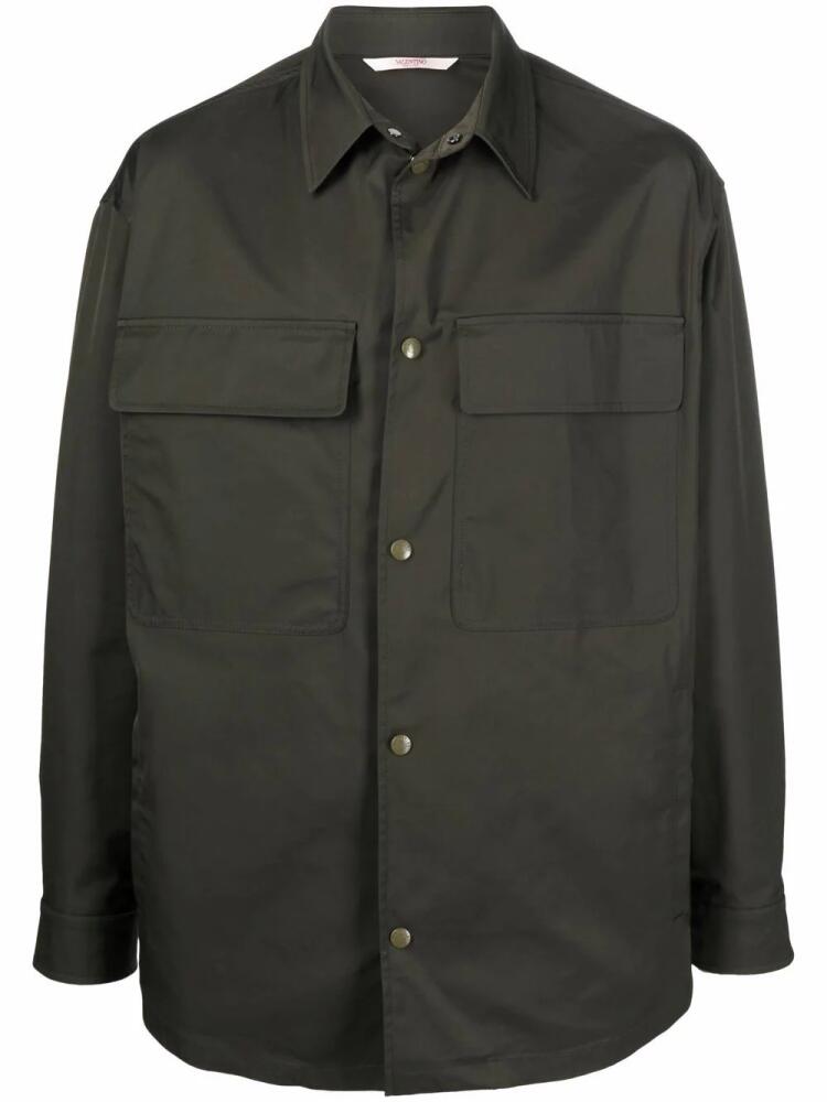 Valentino Garavani shirt-style jacket - Green Cover