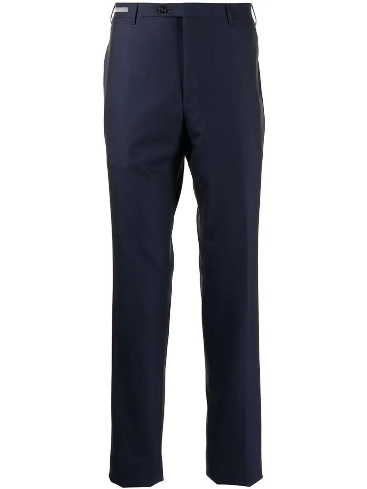 Corneliani Leader Super 160's wool trousers - Blue Cover