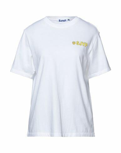 Sjyp Woman T-shirt White Cotton Cover